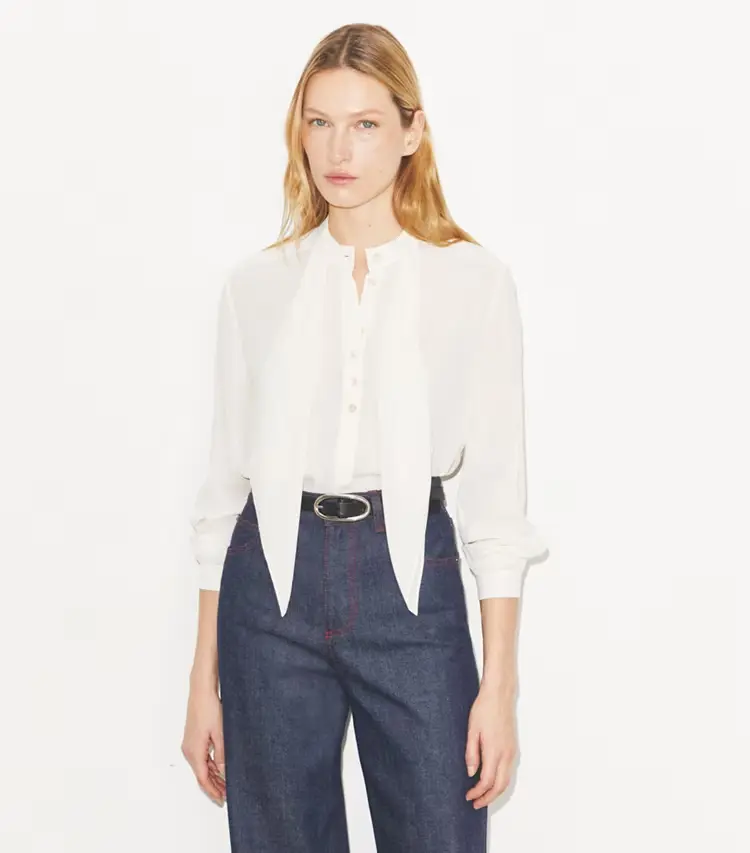 Georgette Bow Blouse - Image 2