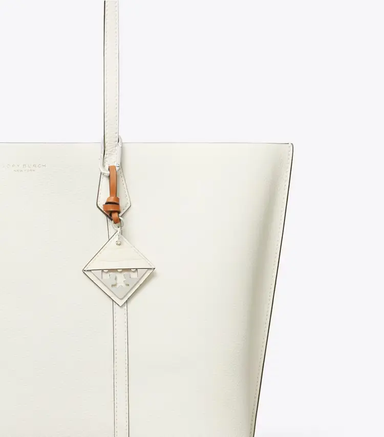 Hidden Logo Croc-Embossed Key Charm - Image 2