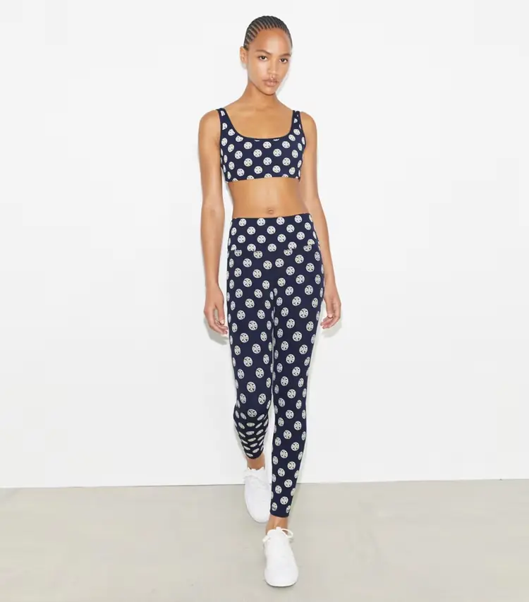 T Monogram Compression Scoop-Neck Bra - Image 3