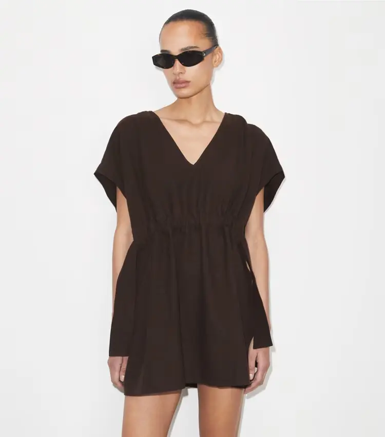 Belted Linen Dress - Image 2