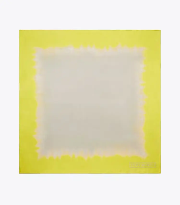 Tie-Dye Silk Square Scarf