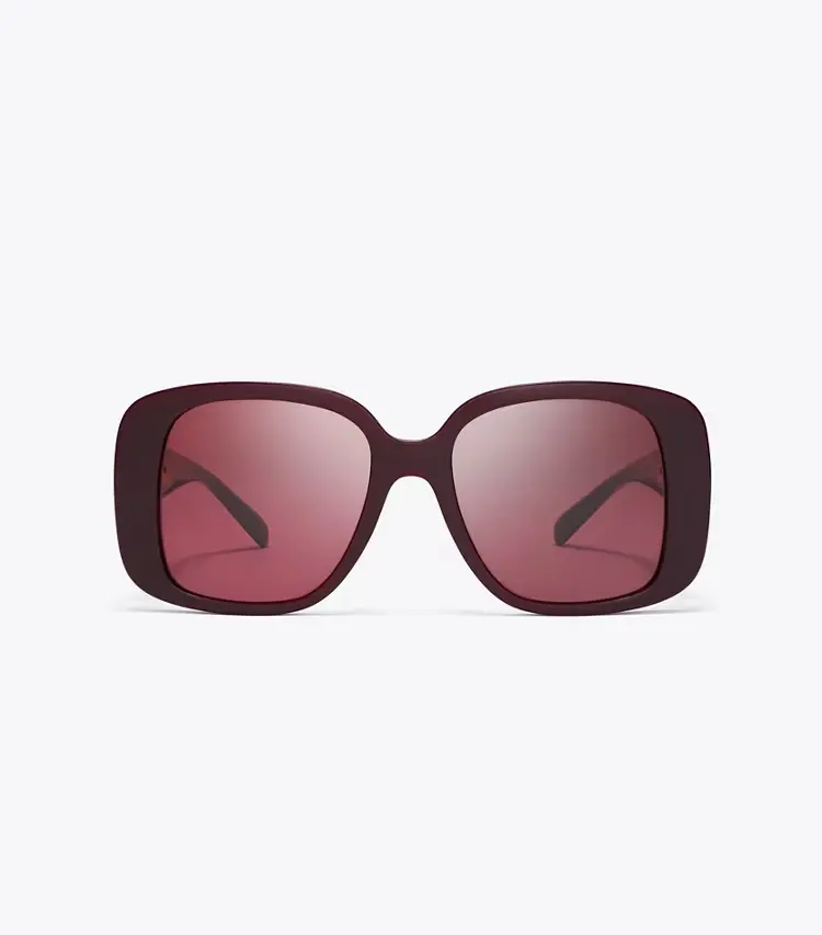 Pierced Oversized Square Sunglasses