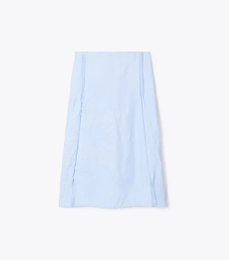 Crinkled Viscose Skirt