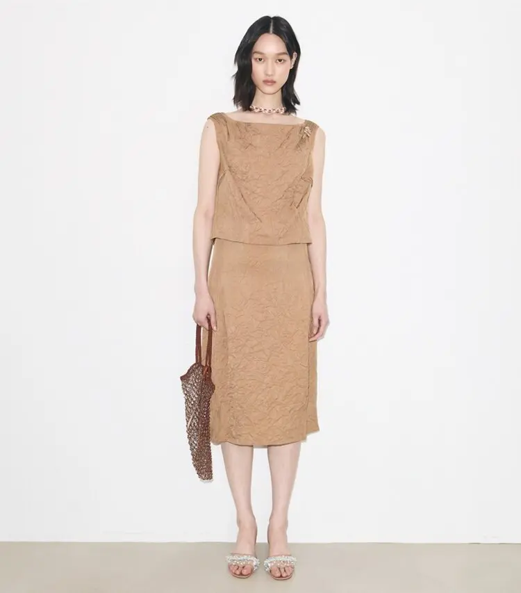 Crinkled Viscose Top - Image 3