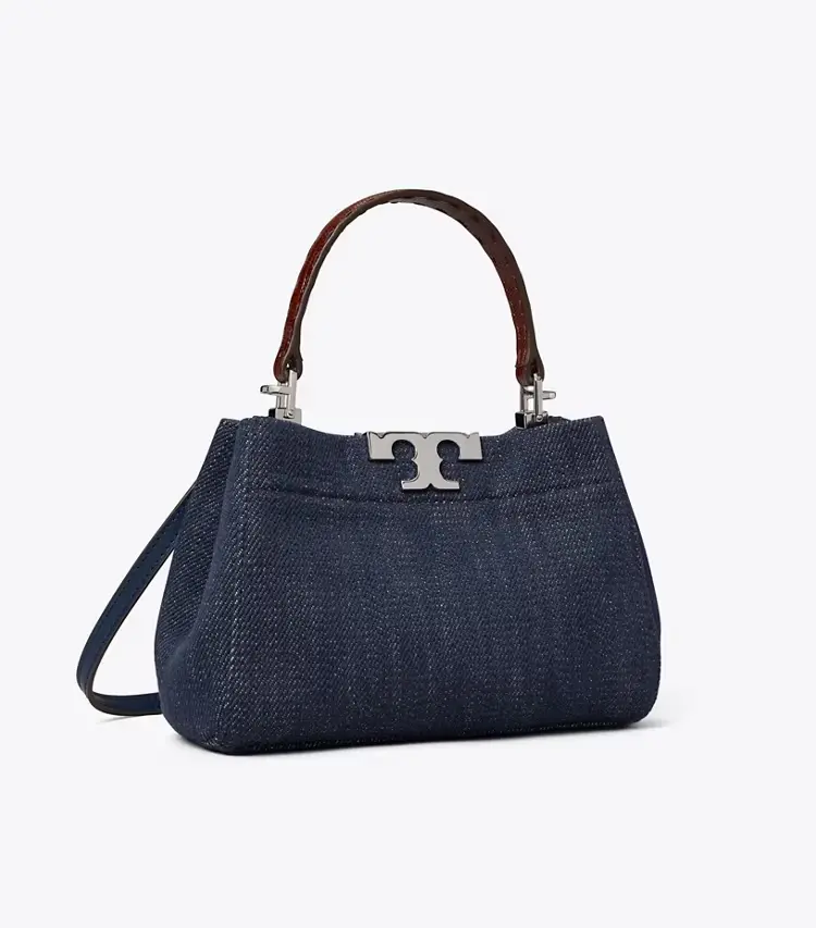 Mini Eleanor Denim Satchel