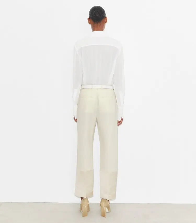Cropped Crepe Pant - Image 3