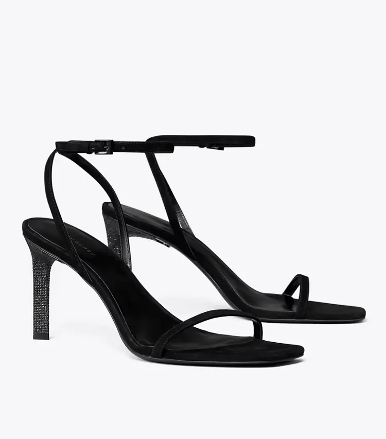 PavÉ Heeled Sandal