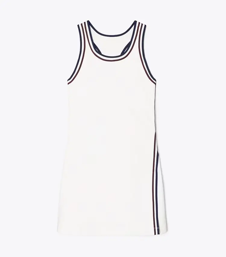 Performance Jersey Side-Slit Tennis Dress