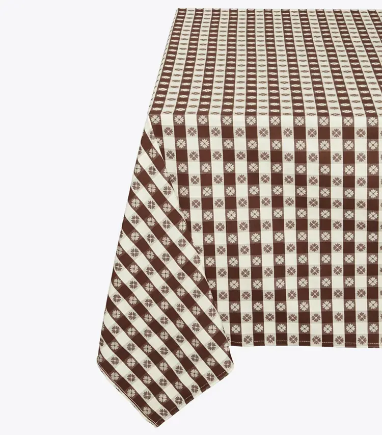 Gingham Tablecloth, 120" X 70" - Image 2