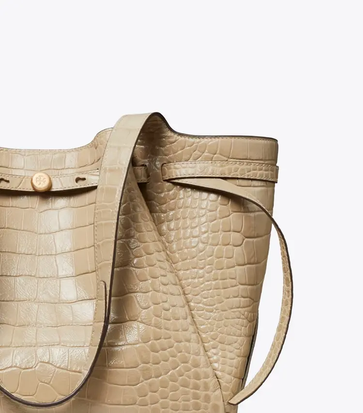 Romy Croc-Embossed Tote - Image 4