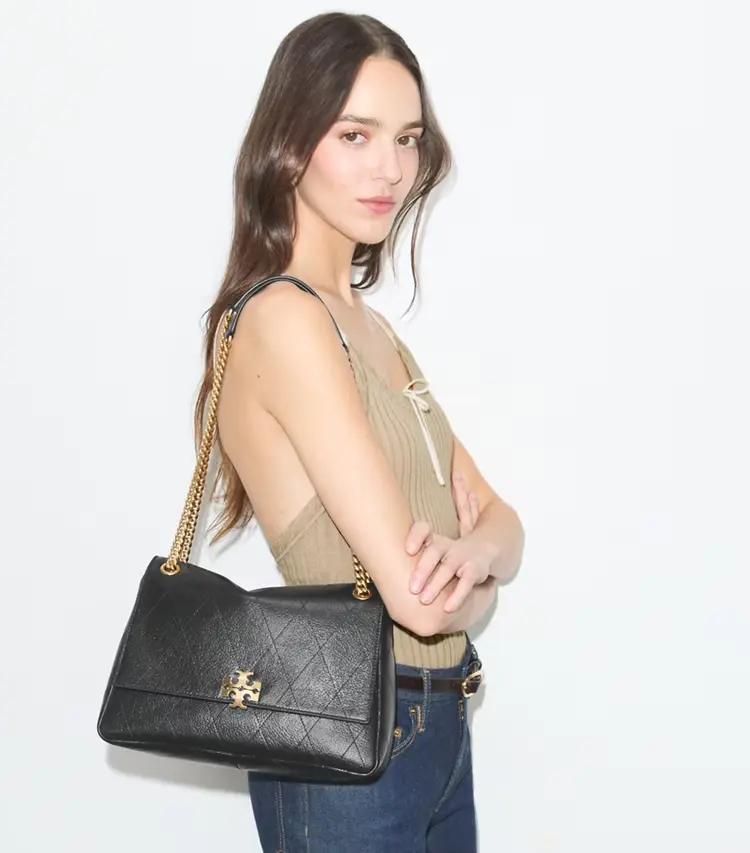 Charlie Quilted Shoulder Bag - Image 2
