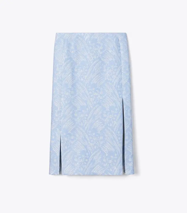 Silk Jacquard Skirt