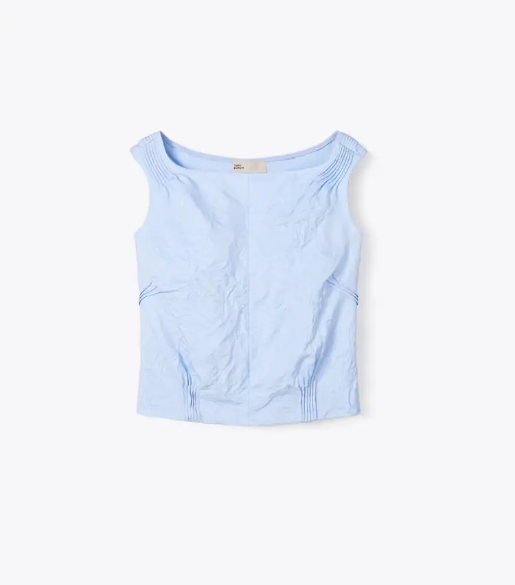 Crinkled Viscose Top
