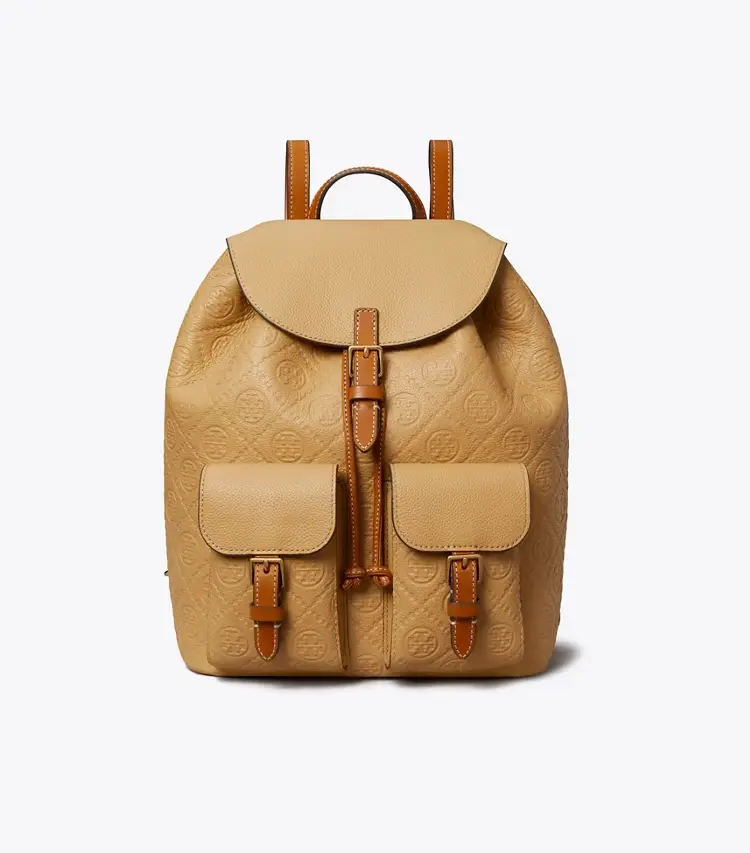 T Monogram Pebbled Backpack - Image 3