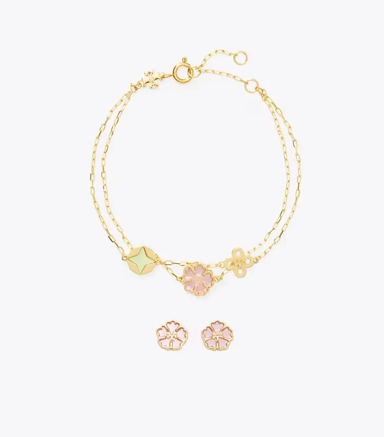 Forget Me Not Bracelet And Earrings Gift Set