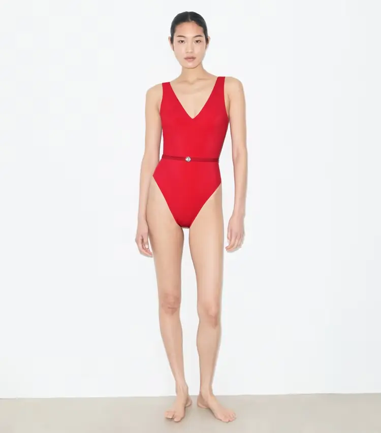 Belted Swimsuit - Image 3