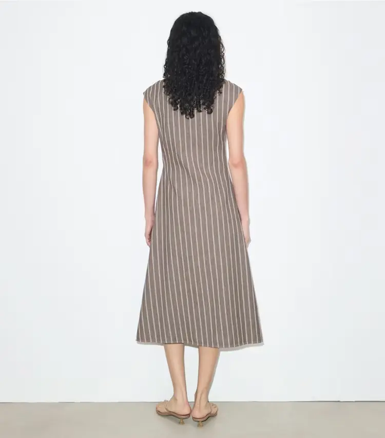 Cotton Wrap Dress - Image 3