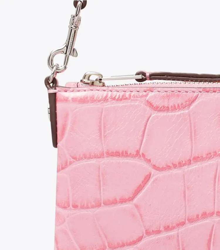 Croc-Embossed Pochette - Image 4