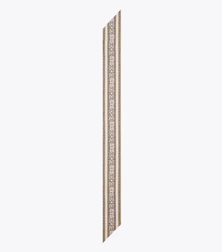 T Monogram Deco Ribbon Tie