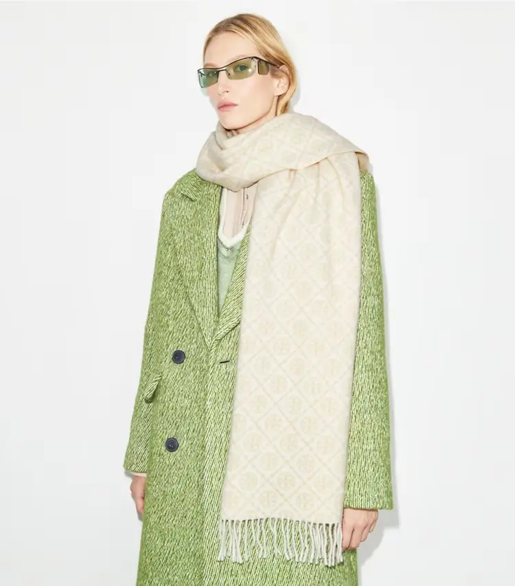 T Monogram Oblong Scarf - Image 4