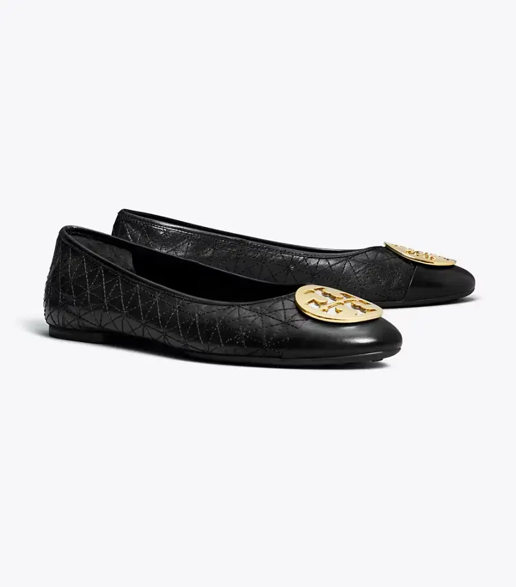 Claire Cap-Toe Quilted Ballet