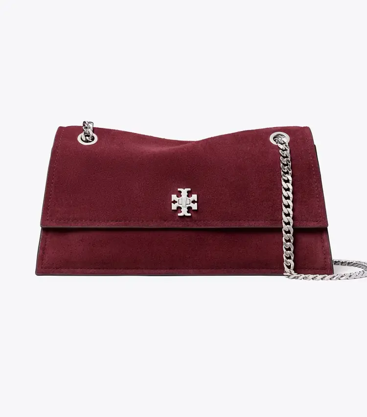Kira Turnlock Suede Shoulder Bag - Image 4