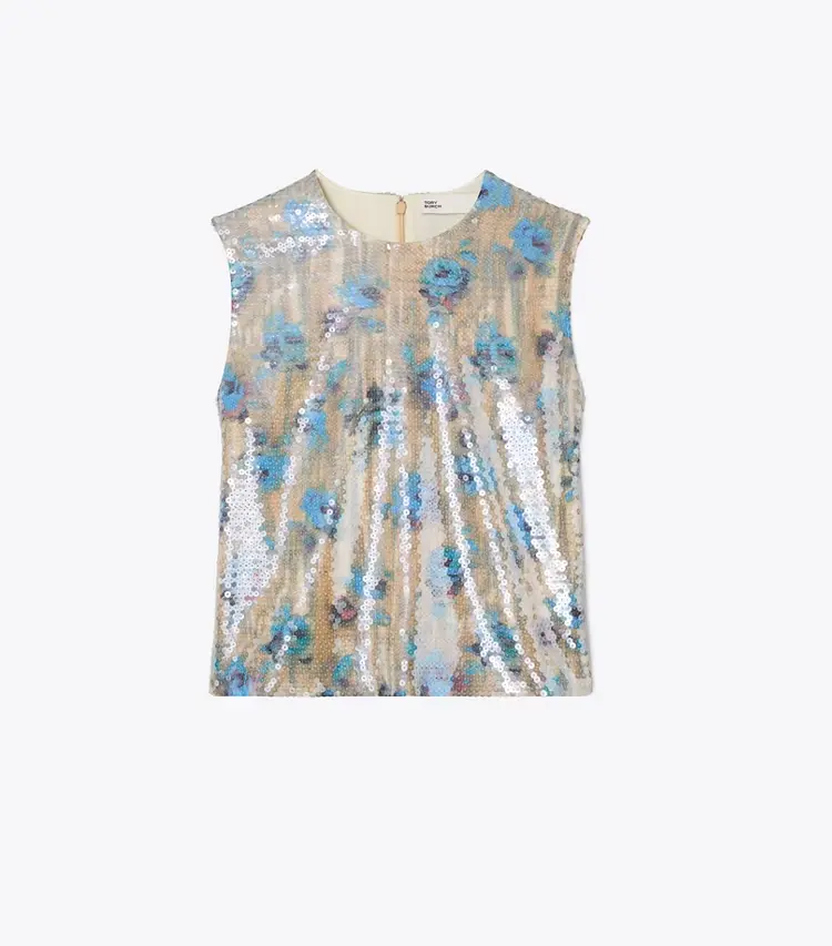 Sequin Shell Top