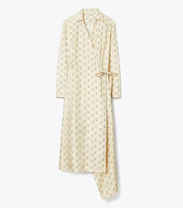 Silk Wrap Dress