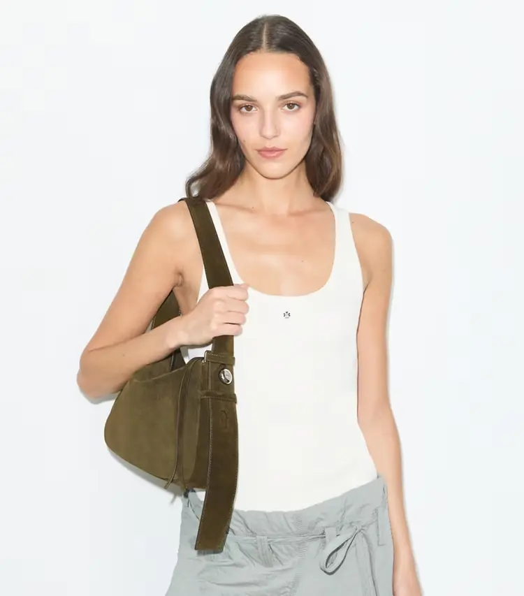 Romy Suede Shoulder Bag - Image 2
