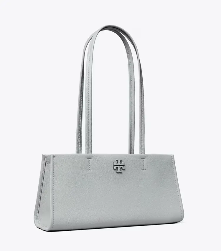 Leather East West Satchel