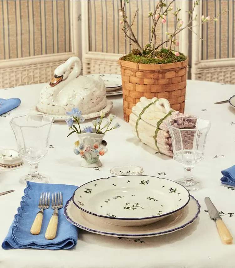 Scalloped Dinner Linen Napkin, Set Of 6 - Image 3