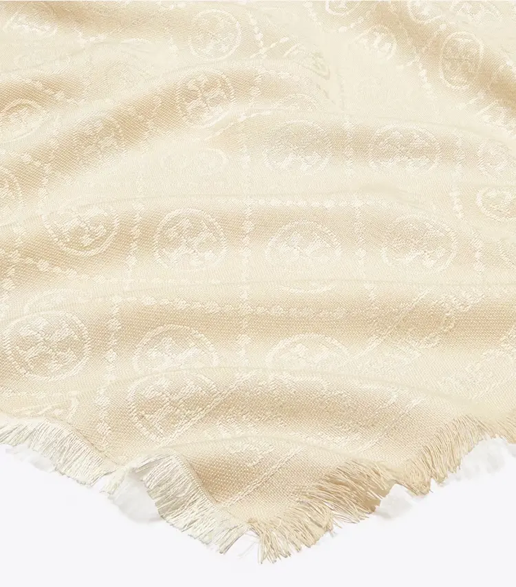 T Monogram Jacquard Oblong Scarf - Image 2