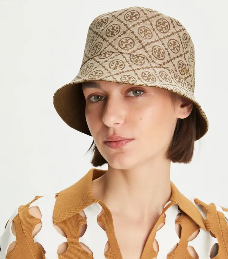 T Monogram Short-Brim Bucket Hat - Image 2