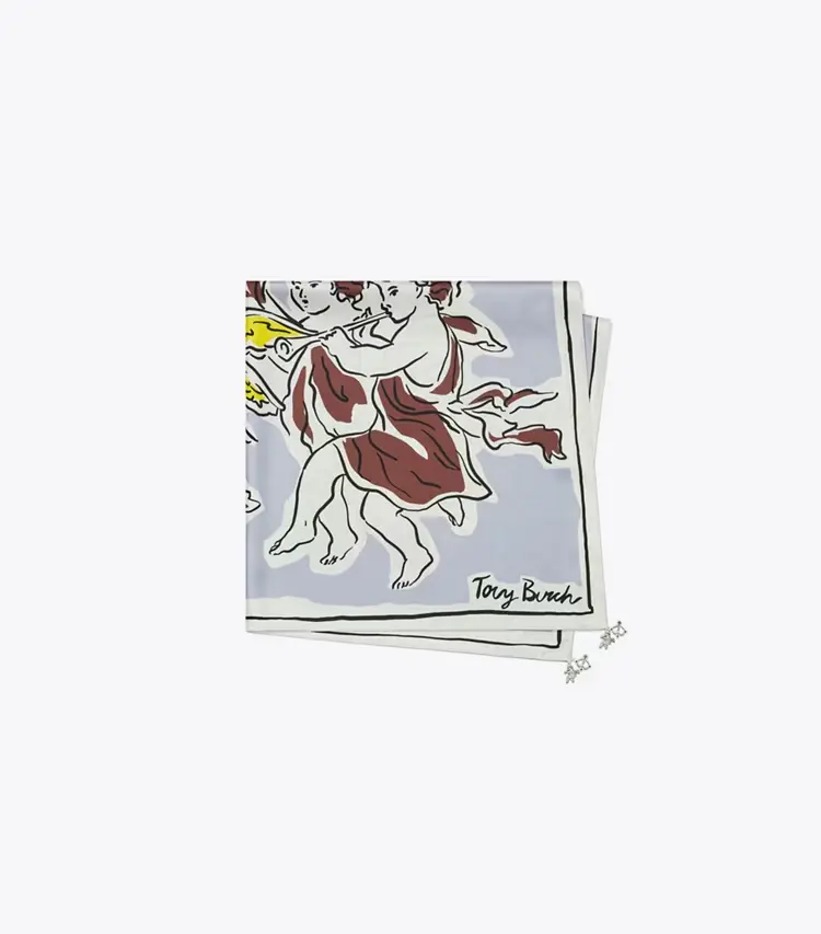 Cherubs Silk Square Scarf - Image 3