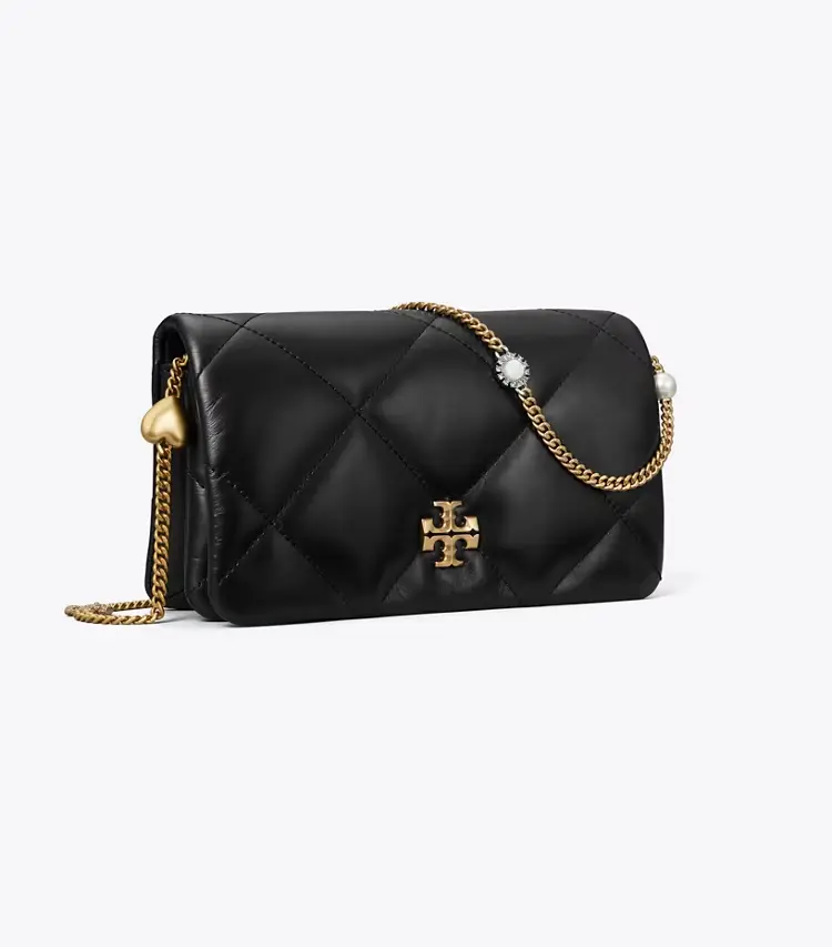 Kira Diamond Quilt Charm Crossbody