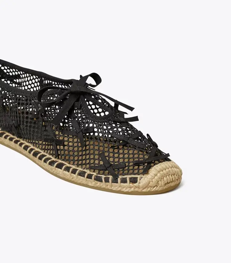 Mini Bow Mesh Espadrille - Image 3