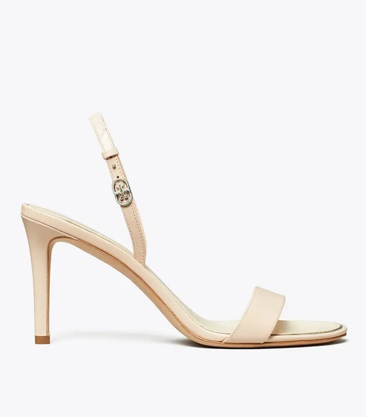 Double T Buckle Heel Sandal - Image 2