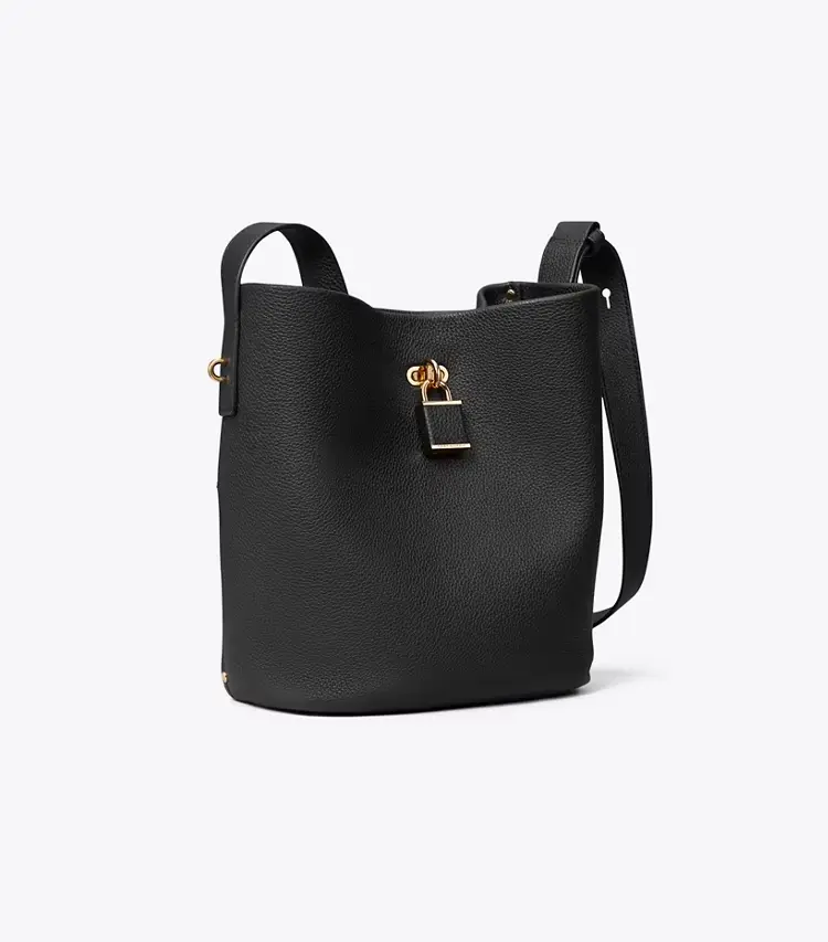 Medium Lock Slim Bucket Bag