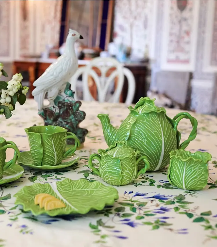 Lettuce Ware Cup & Saucer, Set Of 2 - Image 3