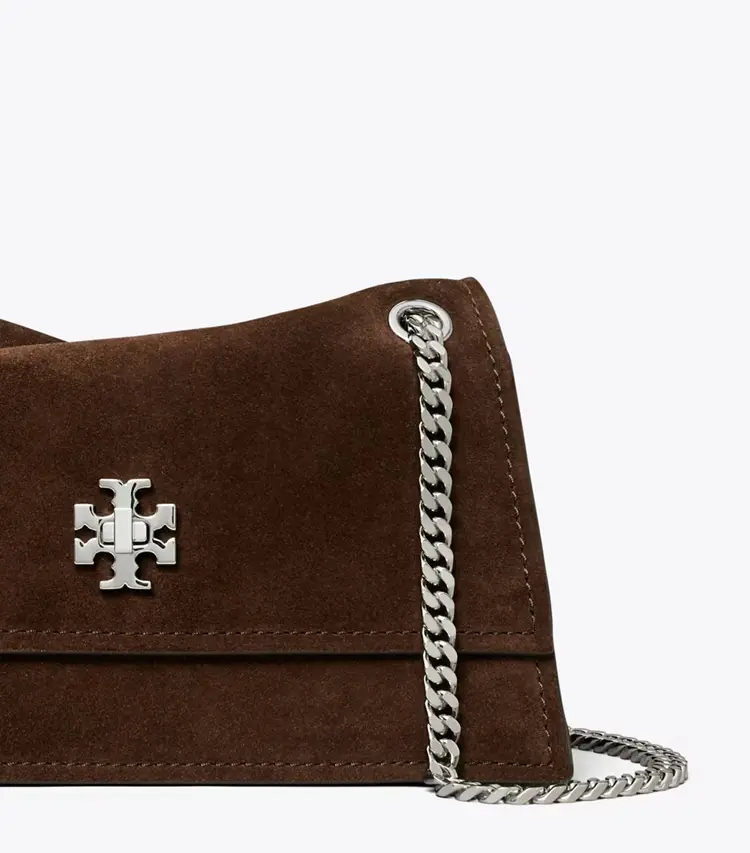 Mini Kira Turnlock Suede Shoulder Bag - Image 4