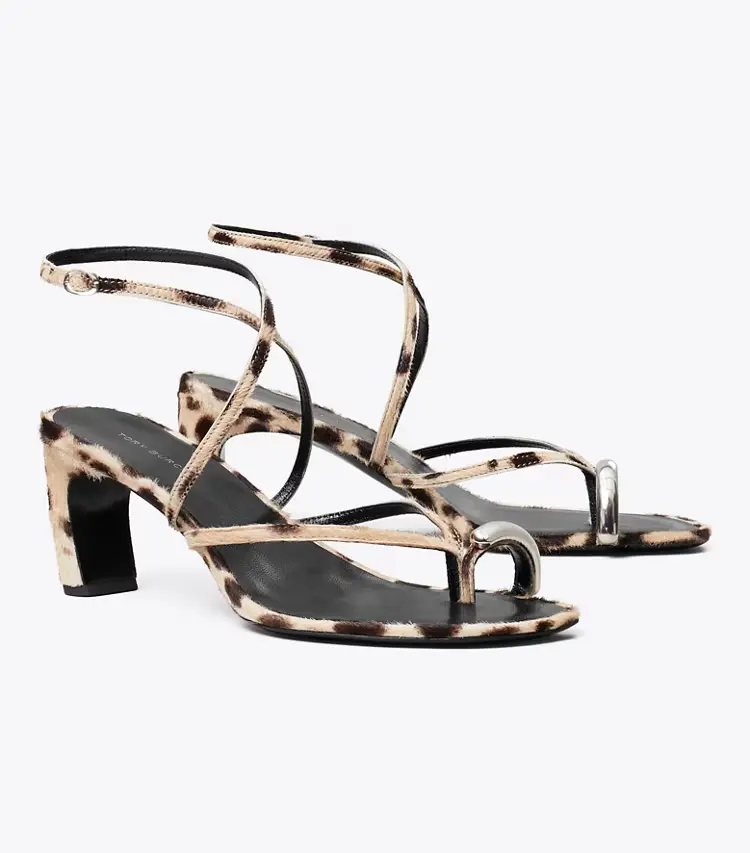 Pierced Strappy Heel Sandal 65Mm