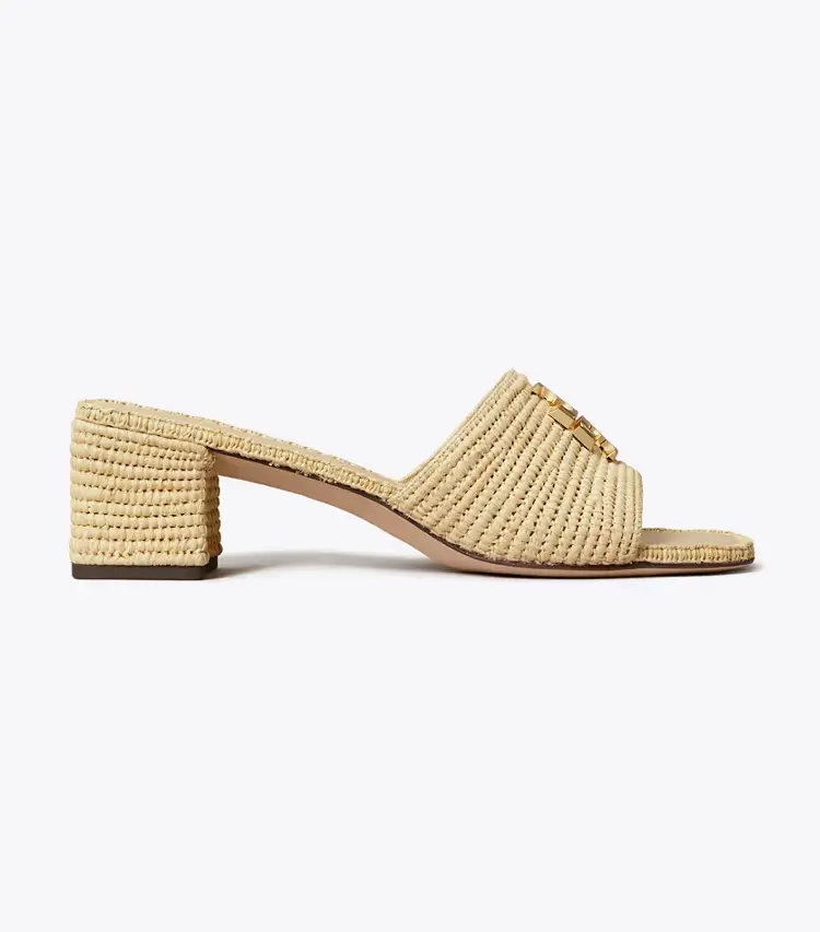 Eleanor Raffia Heeled Sandal - Image 3