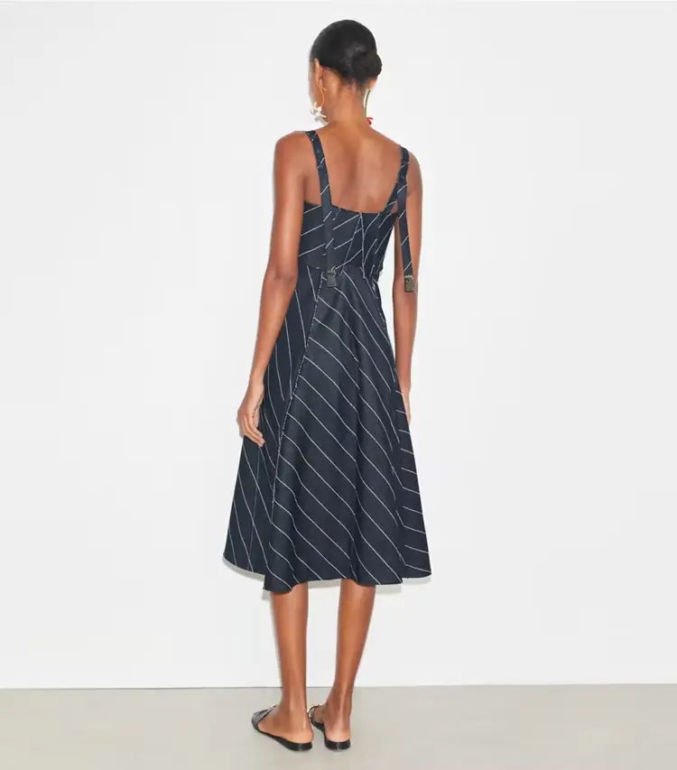 Striped Cotton Dress - Image 3