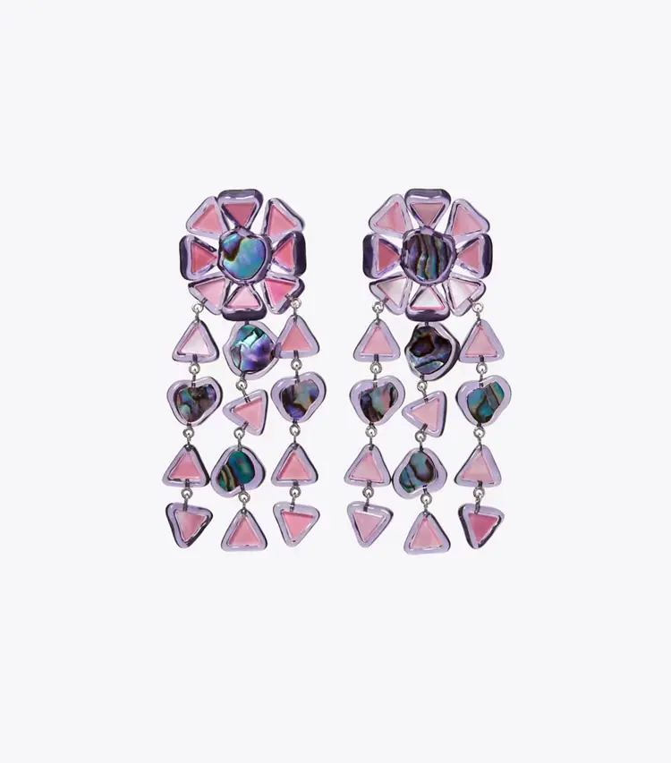 Curiosity Resin Chandelier Earrings