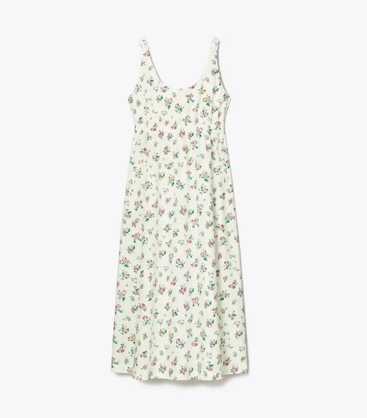 Bonded Poplin Dress