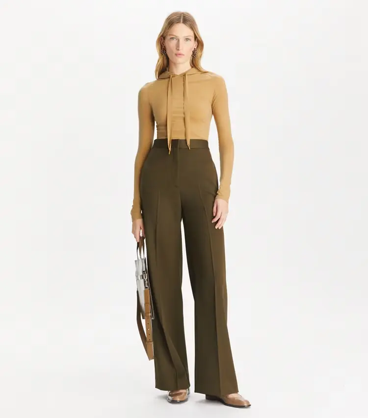 Wide-Leg Wool Pant - Image 2