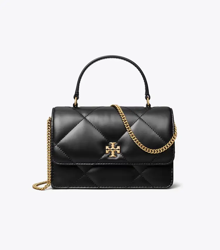 Mini Kira Diamond Quilt Top-Handle Crossbody - Image 4