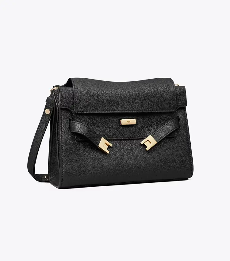 Lee Radziwill Pebbled Shoulder Bag