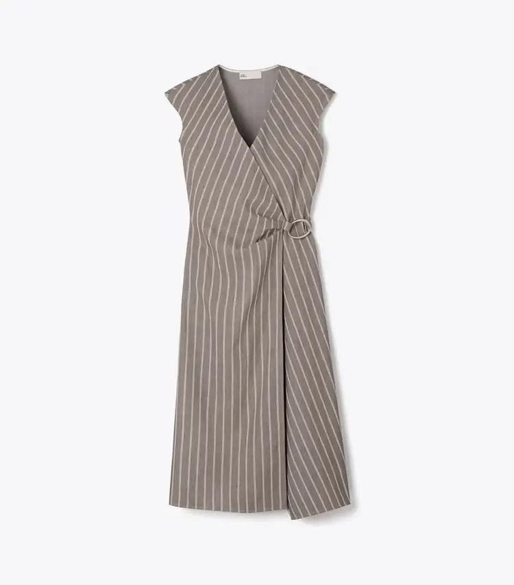 Cotton Wrap Dress