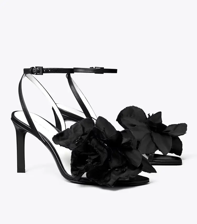 Flower Heeled Sandal